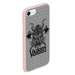 Чехол для iPhone 7/8 матовый Valheim viking dark - фото 2