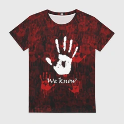 Женская футболка 3D The Elder Scrolls skyrim TES