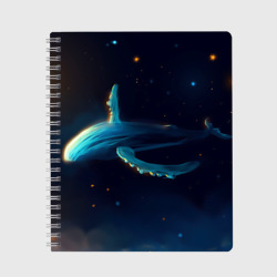 Тетрадь Синий кит в ночном небе