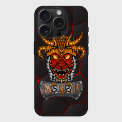 Чехол силиконовый для Apple iPhone 15 Pro матовый Valheim тотем викинга