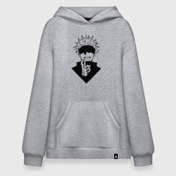 Худи SuperOversize хлопок Магическая битва - Годжо