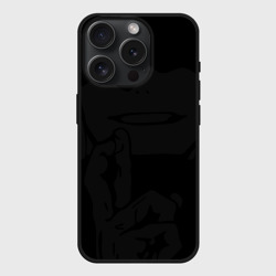 Чехол силиконовый для Apple iPhone 15 Pro матовый Магическая битва - Годжо