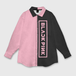 Мужская рубашка oversize 3D Blackpink Минимализм