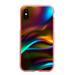 Чехол для iPhone XS Max матовый Градиент