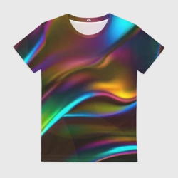 Женская футболка 3D Градиент