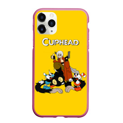 Чехол для iPhone 11 Pro Max матовый Cuphead x DMC