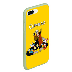 Чехол для iPhone 7Plus/8 Plus матовый Cuphead x DMC - фото 2