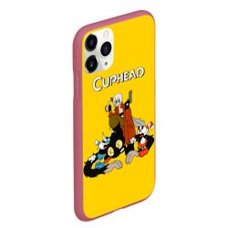 Чехол для iPhone 11 Pro Max матовый Cuphead x DMC - фото 2