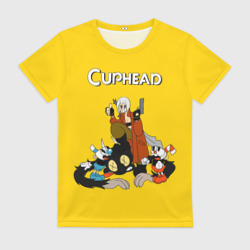 Женская футболка 3D Cuphead x DMC