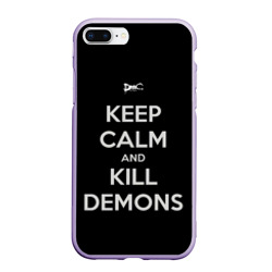 Чехол для iPhone 7Plus/8 Plus матовый Расслабься и убивай демонов