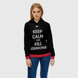 Женская толстовка 3D Расслабься и убивай демонов - Devil May Cry - фото 2