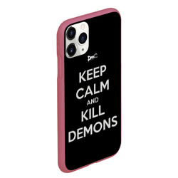 Чехол для iPhone 11 Pro Max матовый Расслабься и убивай демонов - фото 2