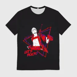 Мужская футболка 3D Lets Rock DMC
