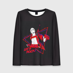 Женский лонгслив 3D Lets Rock DMC