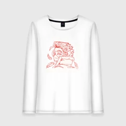 Женский лонгслив хлопок Моя геройская академия Ястреб