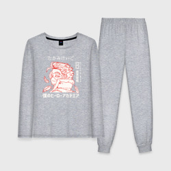 Женская пижама с лонгсливом хлопок Моя геройская академия Ястреб