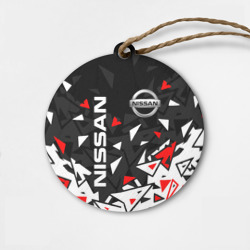 Деревянная игрушка круг Nissan Ниссан осколки
