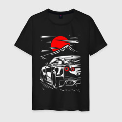 Мужская футболка хлопок Nissan GT-R