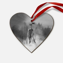 Деревянная игрушка Сердце Сиреноголовый в Лесу