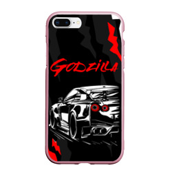 Чехол для iPhone 7Plus/8 Plus матовый Nissan GT-r Godzilla