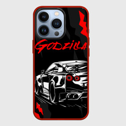 Чехол для iPhone 13 Pro Nissan GT-r Godzilla