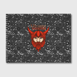 Альбом для рисования Valheim красный викинг