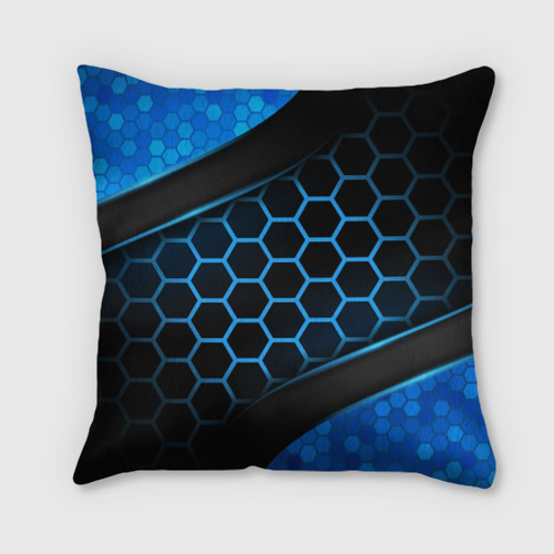 Подушка 3D Luxury blue abstract 