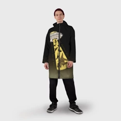 Дождевик унисекс 3D НЛО похищает динозавров - фото 2