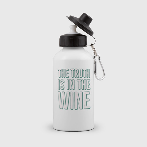 Бутылка спортивная The truth is the wine