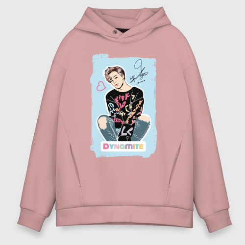 Jimin pink hoodie discount