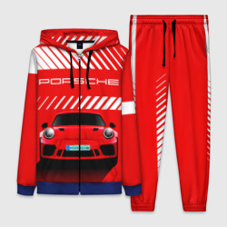 Женский костюм 3D Porsche Порше red style