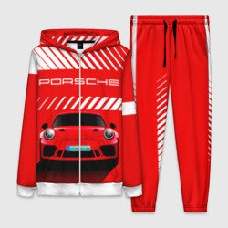Женский костюм 3D Porsche Порше red style