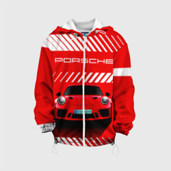 Детская куртка 3D Porsche Порше red style