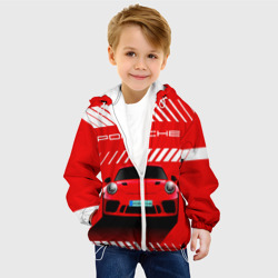 Детская куртка 3D Porsche Порше red style - фото 2