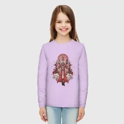 Детский лонгслив хлопок Данте в розах - Devil May Cry - фото 2
