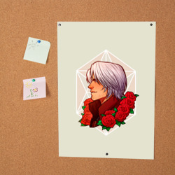 Постер Данте DMC с роозами - фото 2