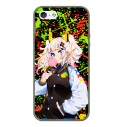 Чехол для iPhone 5/5S матовый Kaguya Luna с жвачкой