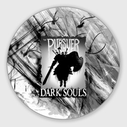 Круглый коврик для мышки Dark Souls тёмный мир