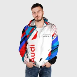 Мужская ветровка 3D Audi Ауди sport - фото 2