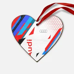 Деревянная игрушка Сердце Audi Ауди sport