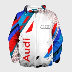 Мужская ветровка 3D Audi Ауди sport
