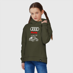 Детское худи Oversize хлопок Audi TT Ауди ТТ спорт - фото 2