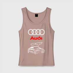 Женская майка хлопок Audi TT Ауди ТТ спорт