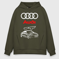 Мужское худи Oversize хлопок Audi TT Ауди ТТ спорт