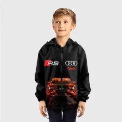 Детская ветровка 3D Audi RS 5 fire Ауди РС 5 - фото 2