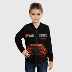 Детский бомбер 3D Audi RS 5 fire Ауди РС 5 - фото 2