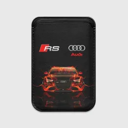 Картхолдер Magsafe магнитный Audi RS 5 fire Ауди РС 5