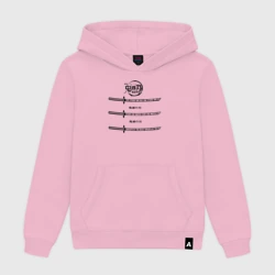 Женская толстовка хлопок Катаны Клинок, рассекающий демонов