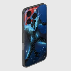 Чехол для iPhone 16 Pro Max силиконовый с защитой камеры Поднятие уровня Аниме - фото 2