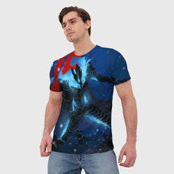 Мужская футболка 3D Поднятие уровня Аниме - фото 2